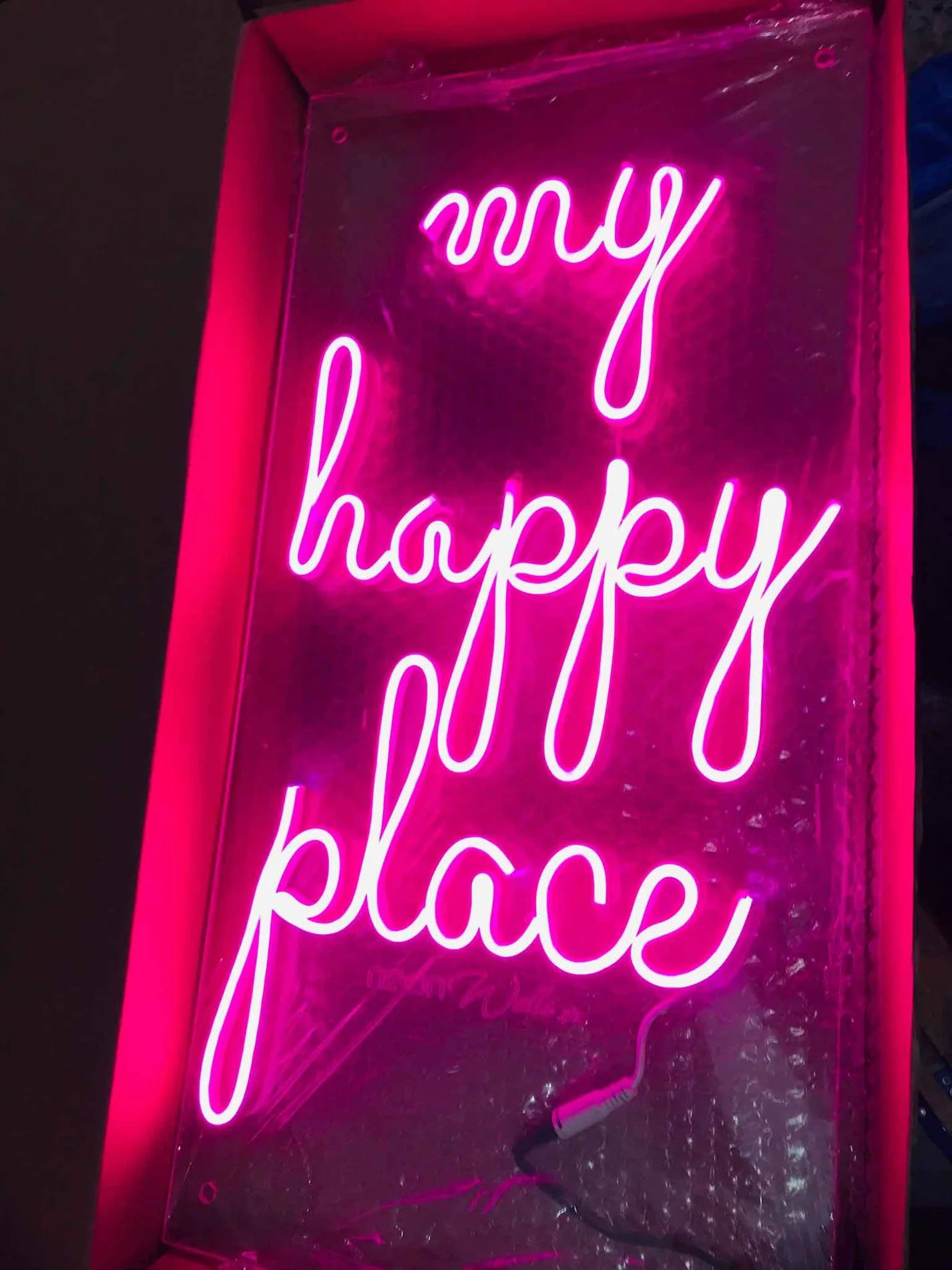 My Happy Place Neon Sign 😍