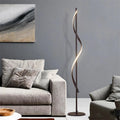 Minimalist Floor Lamp Living Room Bedroom Spiral Neon Lamp (Warm)