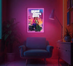 Grand Theft Auto VI UV LED Neon Sign - GTA 6 Wall Decor